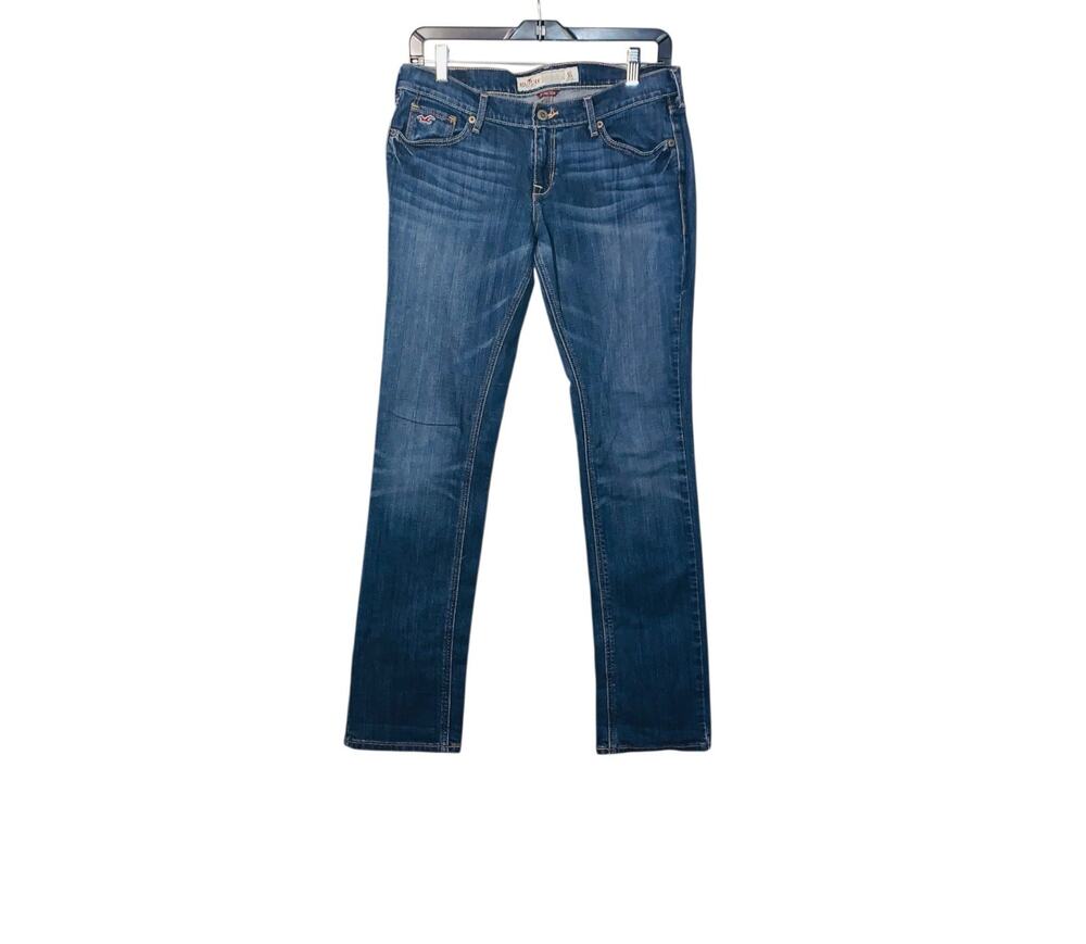 Hollister Laguna Skinny Low Rise Blue Denim Jeans Womens Size 5s